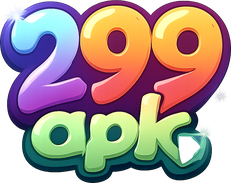 299 apk সাইটের বেগুনি লোগো